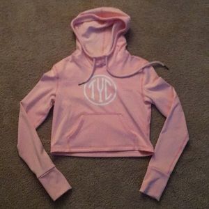 til you collapse cropped hoodie size Small